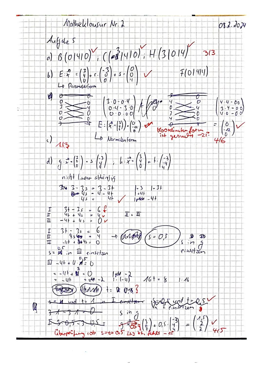 Q1-Jahrgang (12. Klasse)
Klausur Nr. 2-Analytische Geometrie
Vorname, Name
Datum
Vorabinformationen
Die Klausur besteht aus einem hilfsmitte