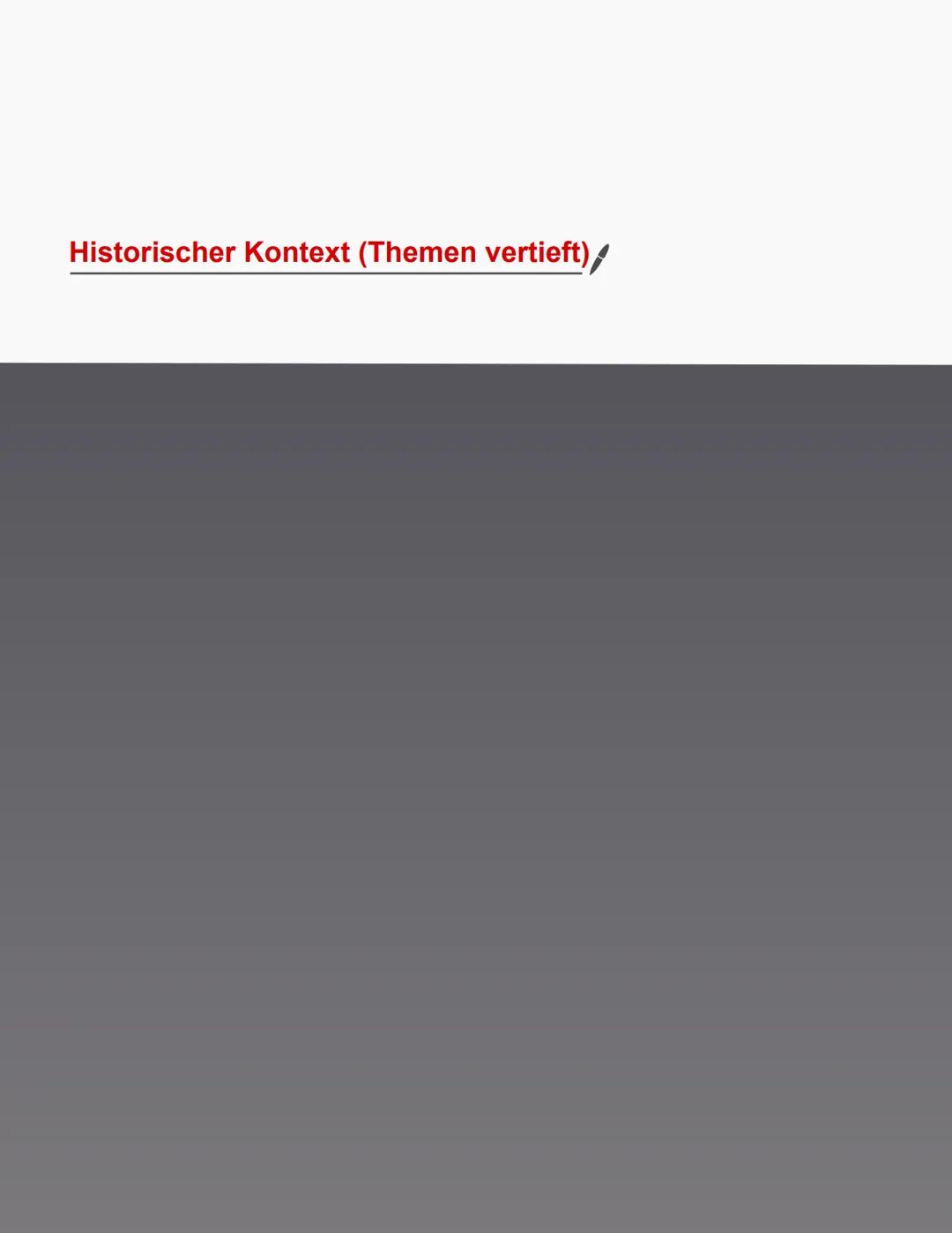 Historischer Kontext (Themen vertieft)/ Dreißigjähriger Krieg (1618-1648)
Protestanten vs Katholiken
=> Reformationen (Martin Luther) führte