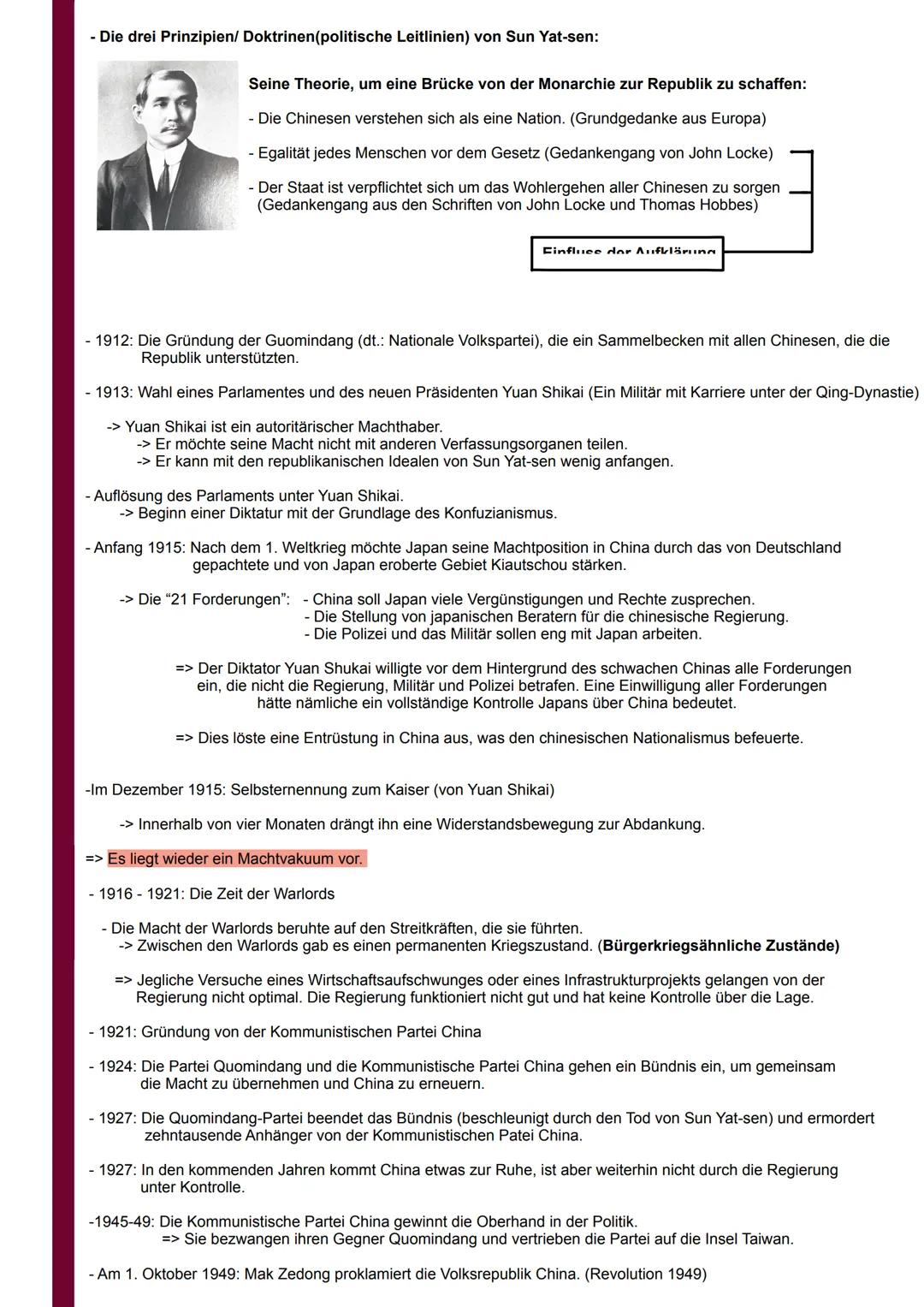 # Die imperialistischen Mächte in
China
Zeitstrahl: Ereignisgeschichte und Background-knowledge
1644: ----> Beginn der Qing-Dynastie
Nach