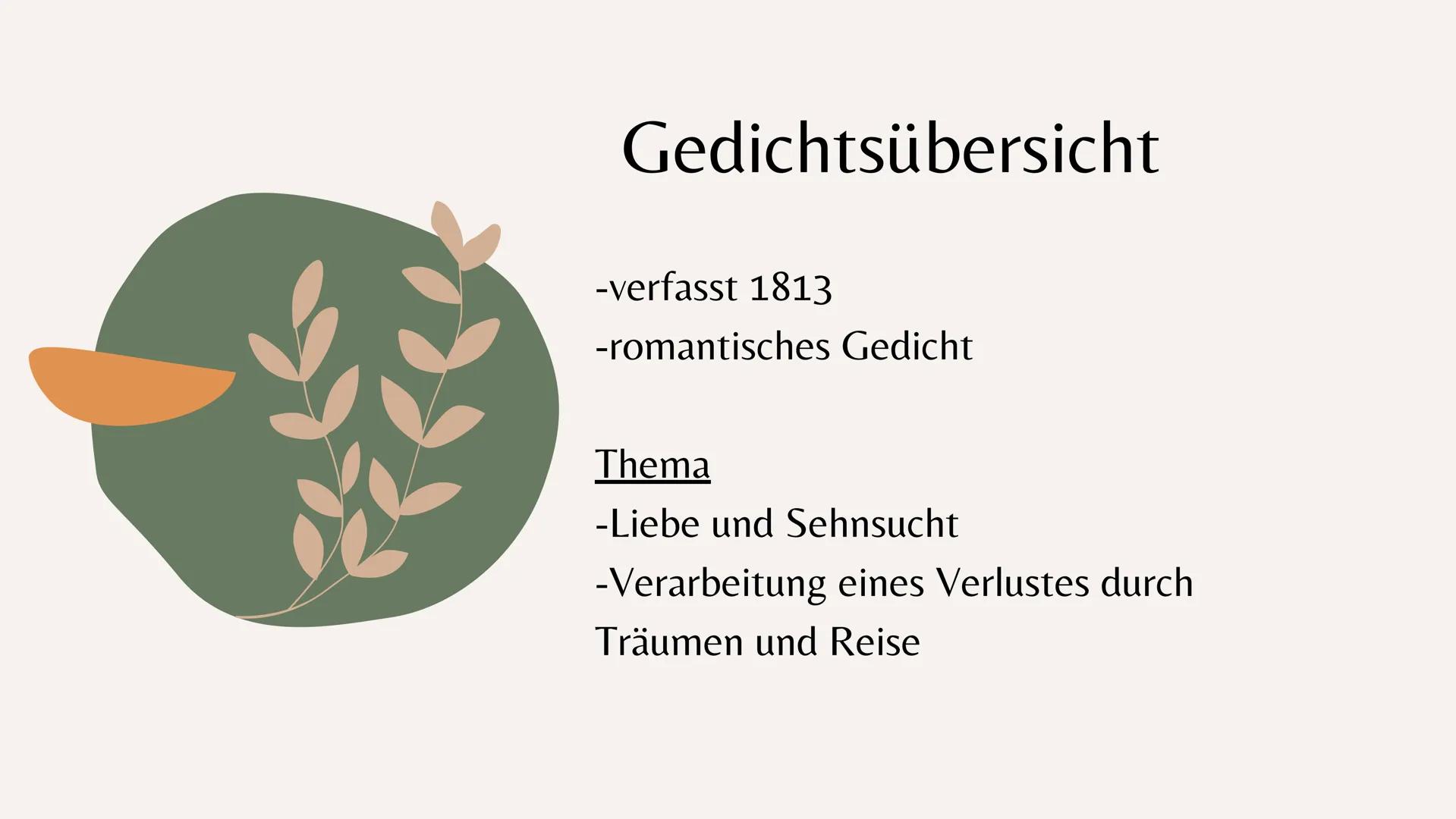 Das zerbrochene
Ringlein
von Eichendorf Joseph von Eichendorf
-geboren am 10. März 1788
-Lyriker und Schriftsteller der deutschen
Romantik
-