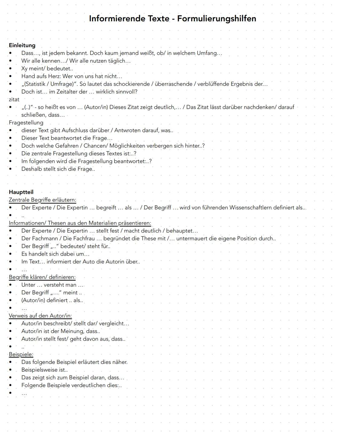 Wozu braucht man Informationstexte?
Informationstexte können zum Beispiel in einer Zeitung veröffentlicht werden oder auf einem Blog, auf In