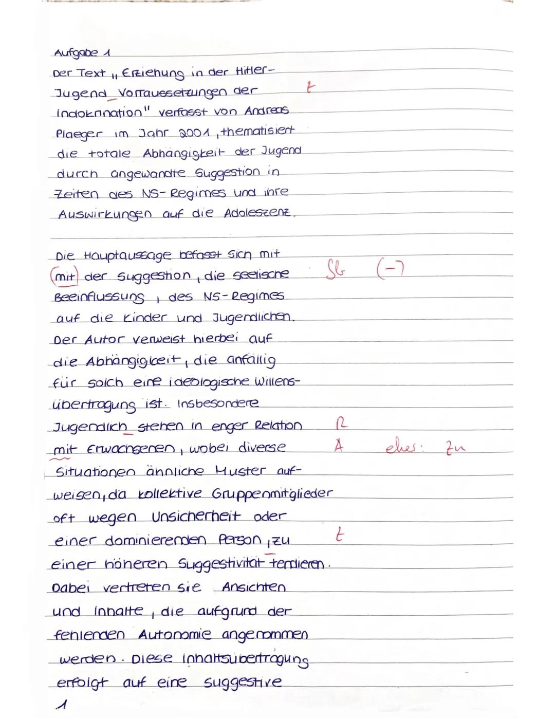 Benl
Andreas Ploeger: Erziehung in der Hitler-Jugend
Voraussetzungen der Indoktrination¹
10
Suche nach Identität
↳ existenzielle Fragen:
11