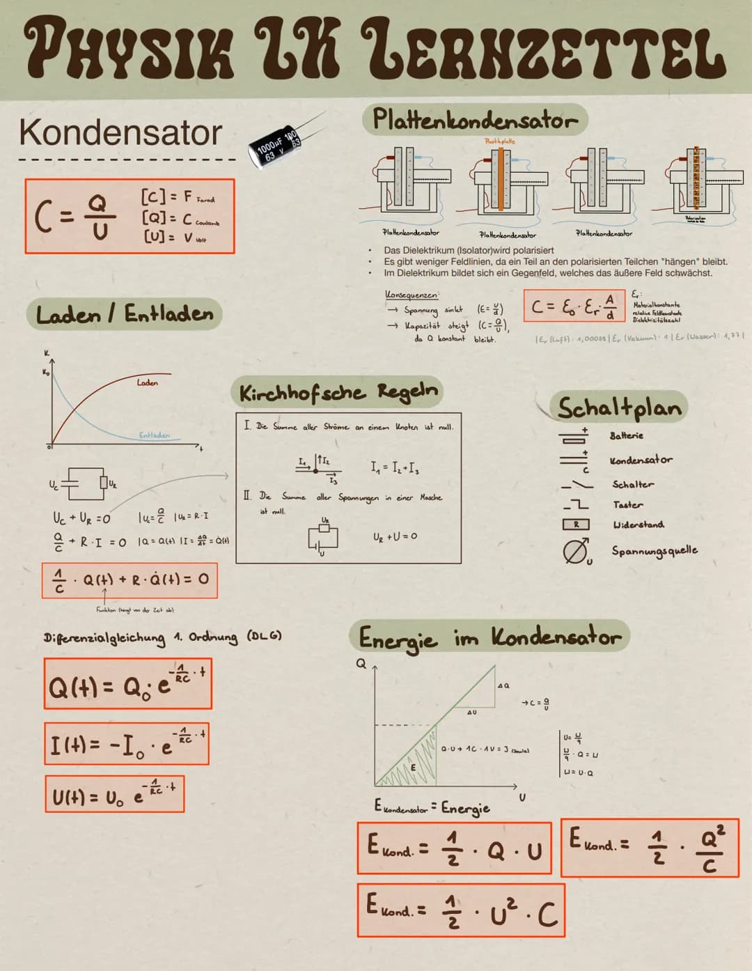 Kondensator – Seite 1