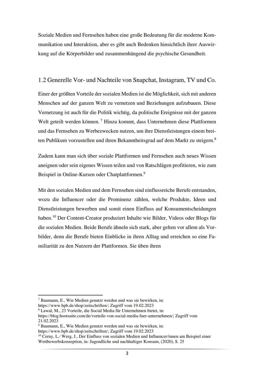 Domgymnasium liiil Verden
Die Auswirkungen Sozialer Medien und Fernsehen auf die Körper-
wahrnehmungen Jugendlicher
Facharbeit im Seminarfac