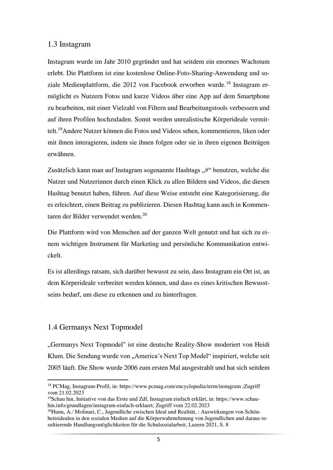 Domgymnasium liiil Verden
Die Auswirkungen Sozialer Medien und Fernsehen auf die Körper-
wahrnehmungen Jugendlicher
Facharbeit im Seminarfac