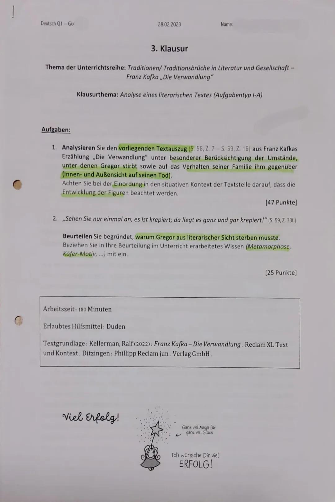 1
2
3
Q1 GK4
4
Erwartungshorizont-3. Klausur (Aufgabentyp 1-A)
Name:
a) inhaltliche Leistung
Teilaufgabe 1
Der Prüfling...
formuliert eine a