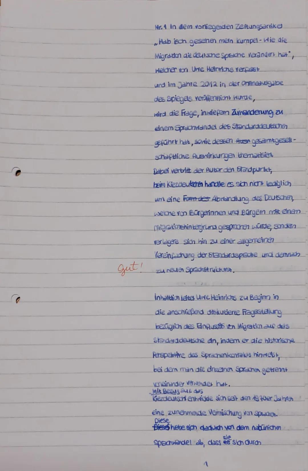 1
Name:
Deutsch Q1 GK4
4. Klausur
16.05.23
Thema: Sprachvarietäten
Aufgabentyp: Analyse eines Sachtextes mit weiterführendem Schreibau