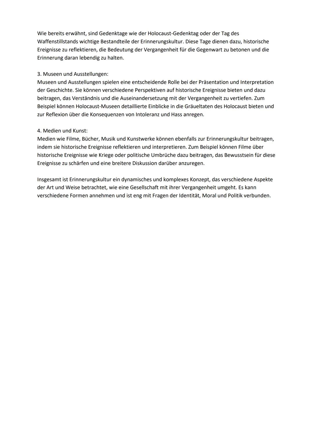 Träger
Unspezifisch, Zeitzeugen einer Spezialisierte Traditionsträger
Erinnerungsgemeinschaft
Geschichtsbewusstsein und Geschichtskultur n