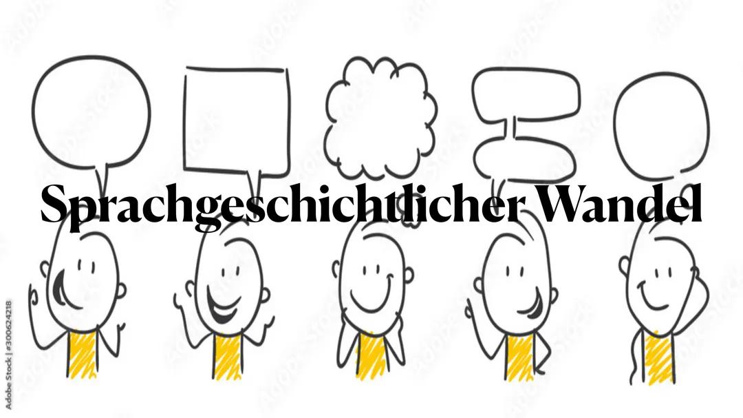 Sprachgeschichtlicher Wandel