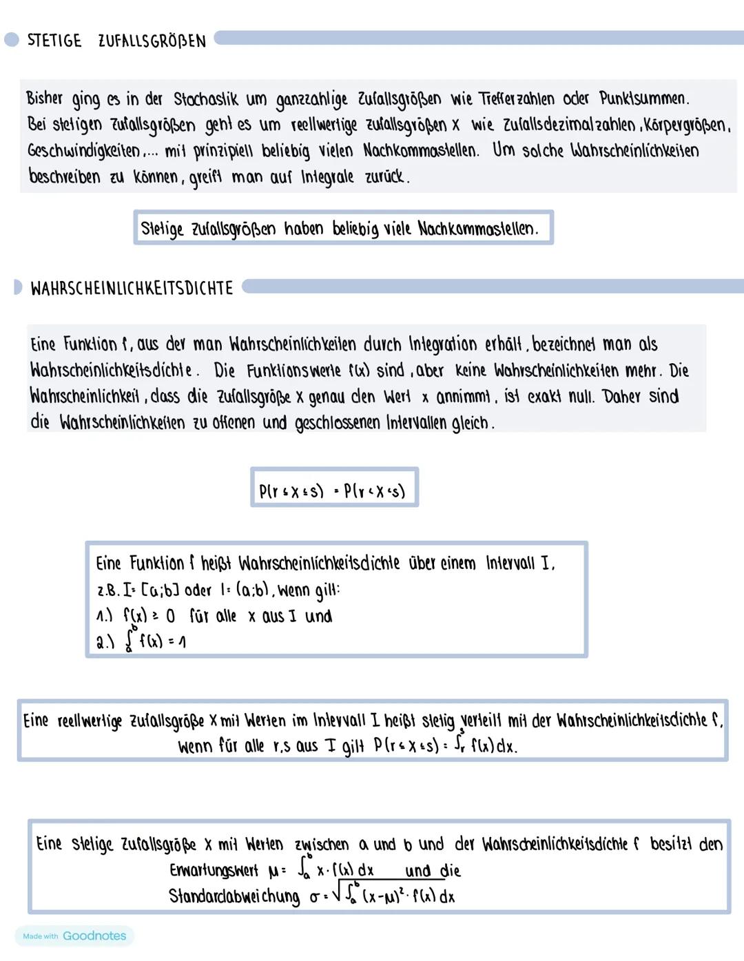 .... STOCHASTIK.....
GRUNDBEGRIFFE
Ergebnis: Jeder Ausgang eines Zufallsexperimentes (zB. Münzwurf)
ErgebnisraumΩ: Die Menge aller möglich