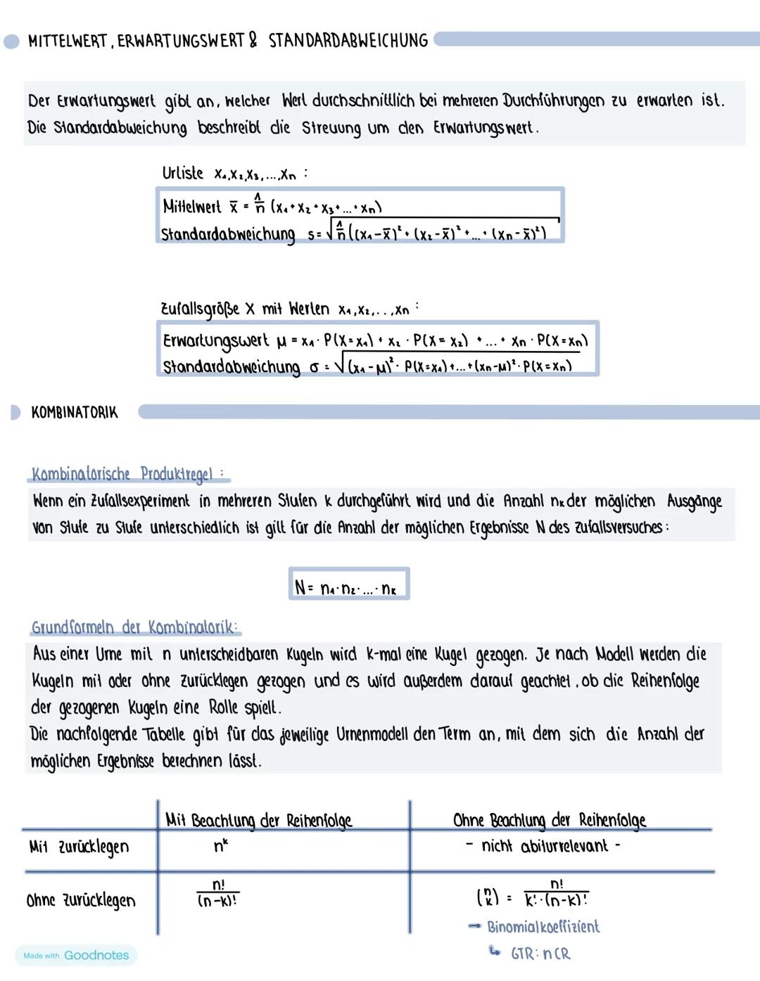 .... STOCHASTIK.....
GRUNDBEGRIFFE
Ergebnis: Jeder Ausgang eines Zufallsexperimentes (zB. Münzwurf)
ErgebnisraumΩ: Die Menge aller möglich