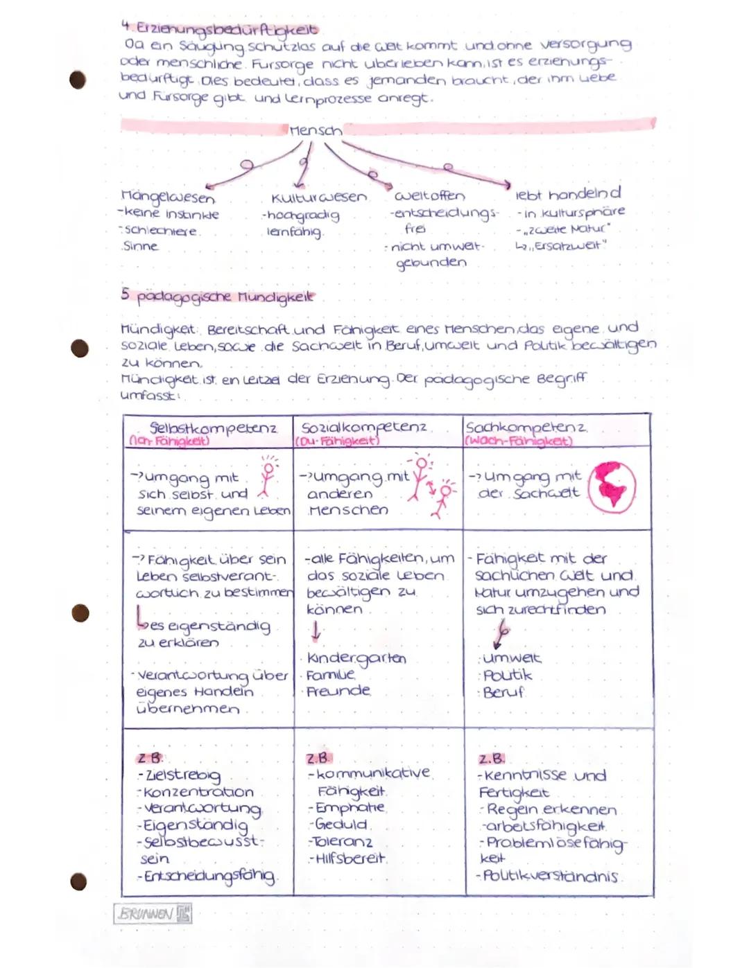 # Pädagogik ustr
1. Unterschiecie Pädagogik und Erziehungswissenschaften
2. Erzienungsbegriff nach Hurreimann
3. Saulen modell nach Tschöpe