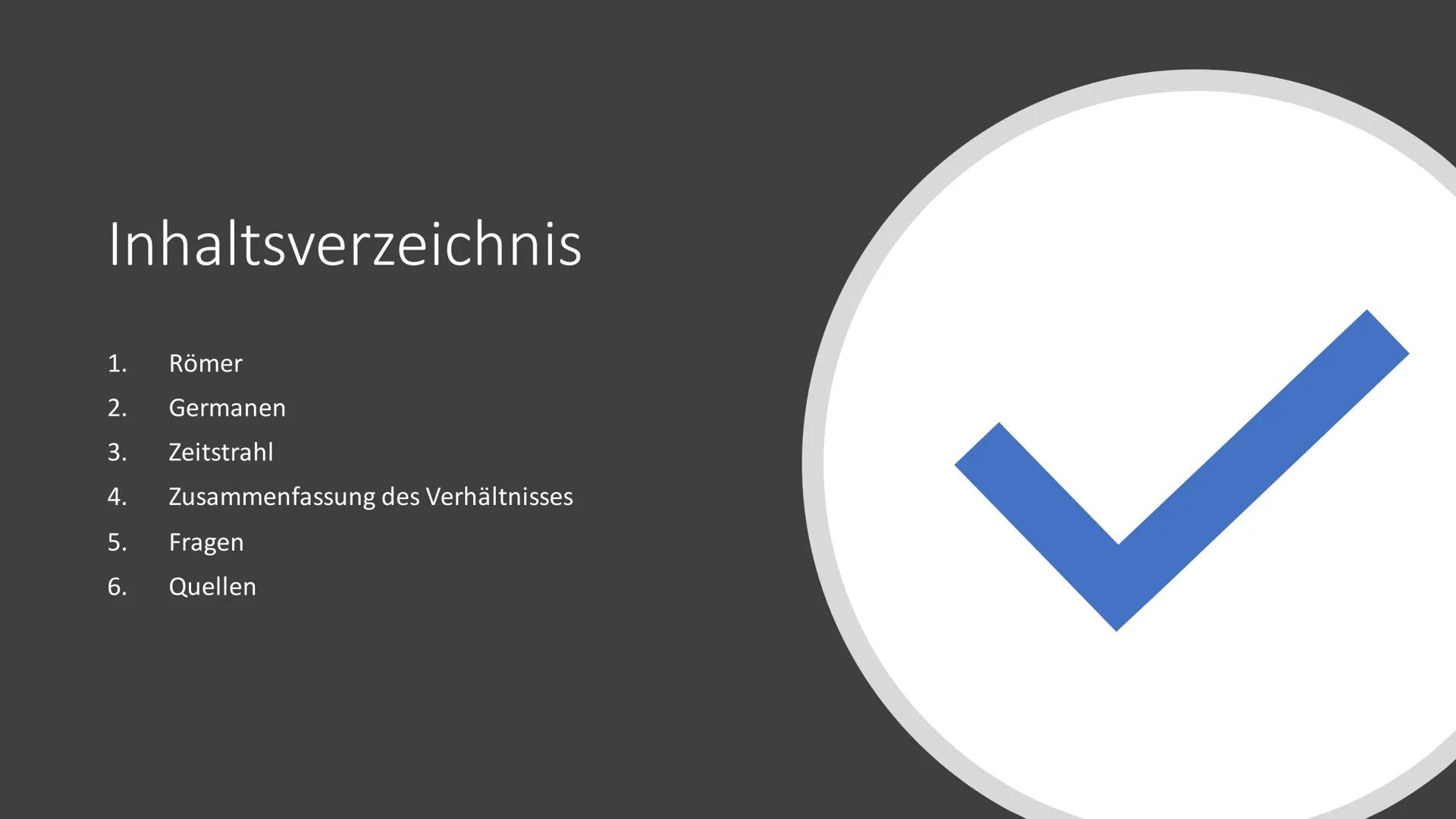Verhältnis von Römern und
Germanen
Mia
Bild: Römer und Germanen, Treffen in Zethlingen
- Foto von Pinterest: Helmut Krämer Inhaltsverzeichni