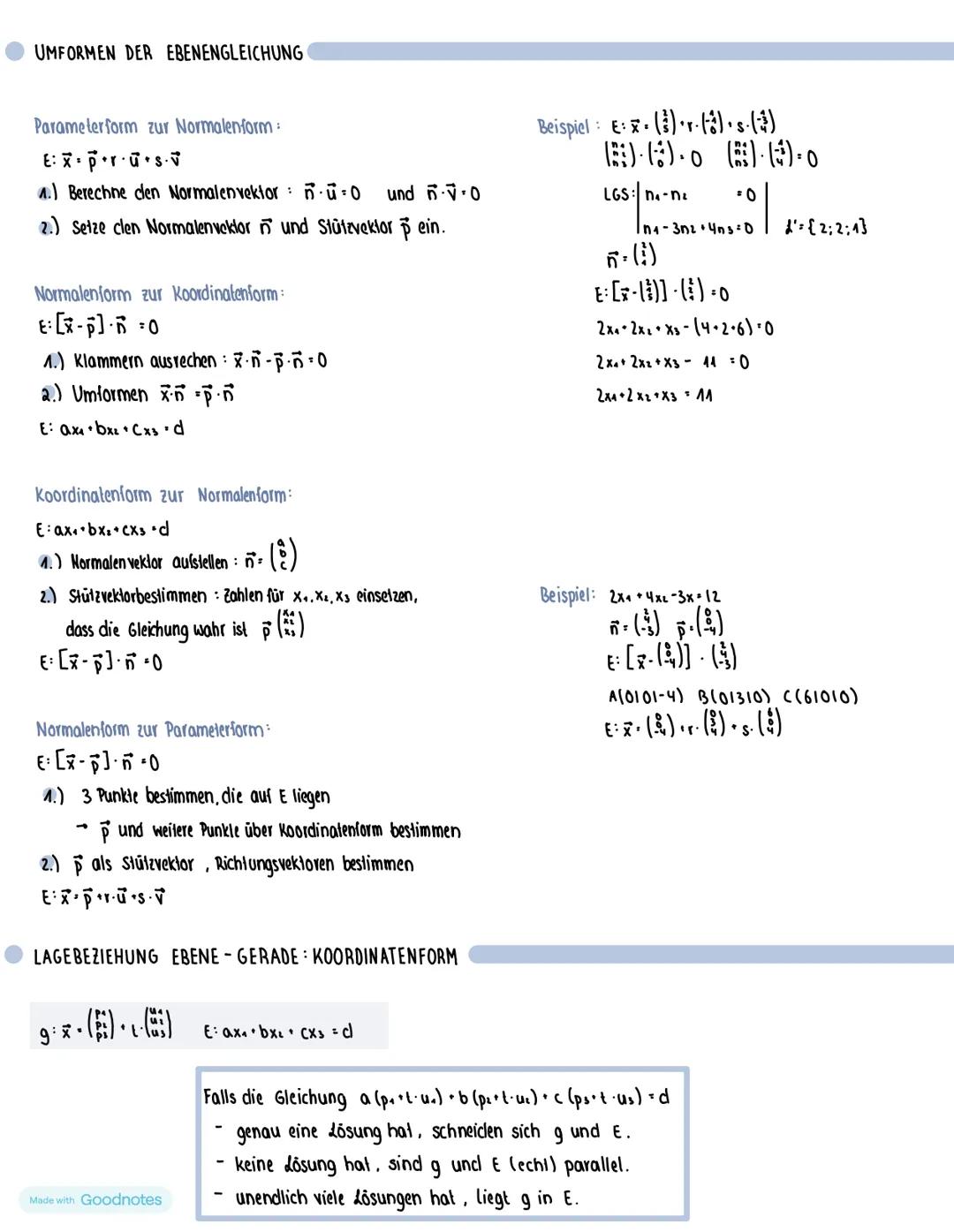LINEARE ALGEBRA
GRUNDLAGE
VEKTOREN
Zu einem beliebigen Punkt im dreidimensionalen Raum (x41x21x3) bzw. (xlyla), 2.B. P(61714), gelangt man,