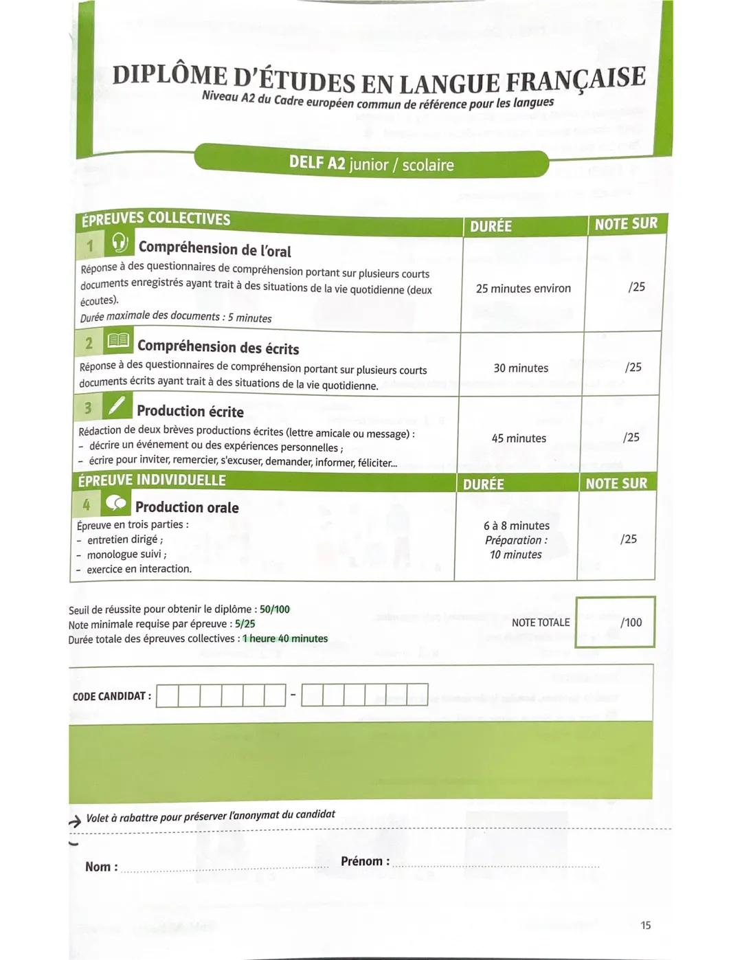 DELF - Tipps
Schriftlicher Prüfungsteil
Für jede Frage gibt es eine Antwort!
&
dagegen ton
Bearbeitung der
Aufgabe gen
Emails genauso
Deu