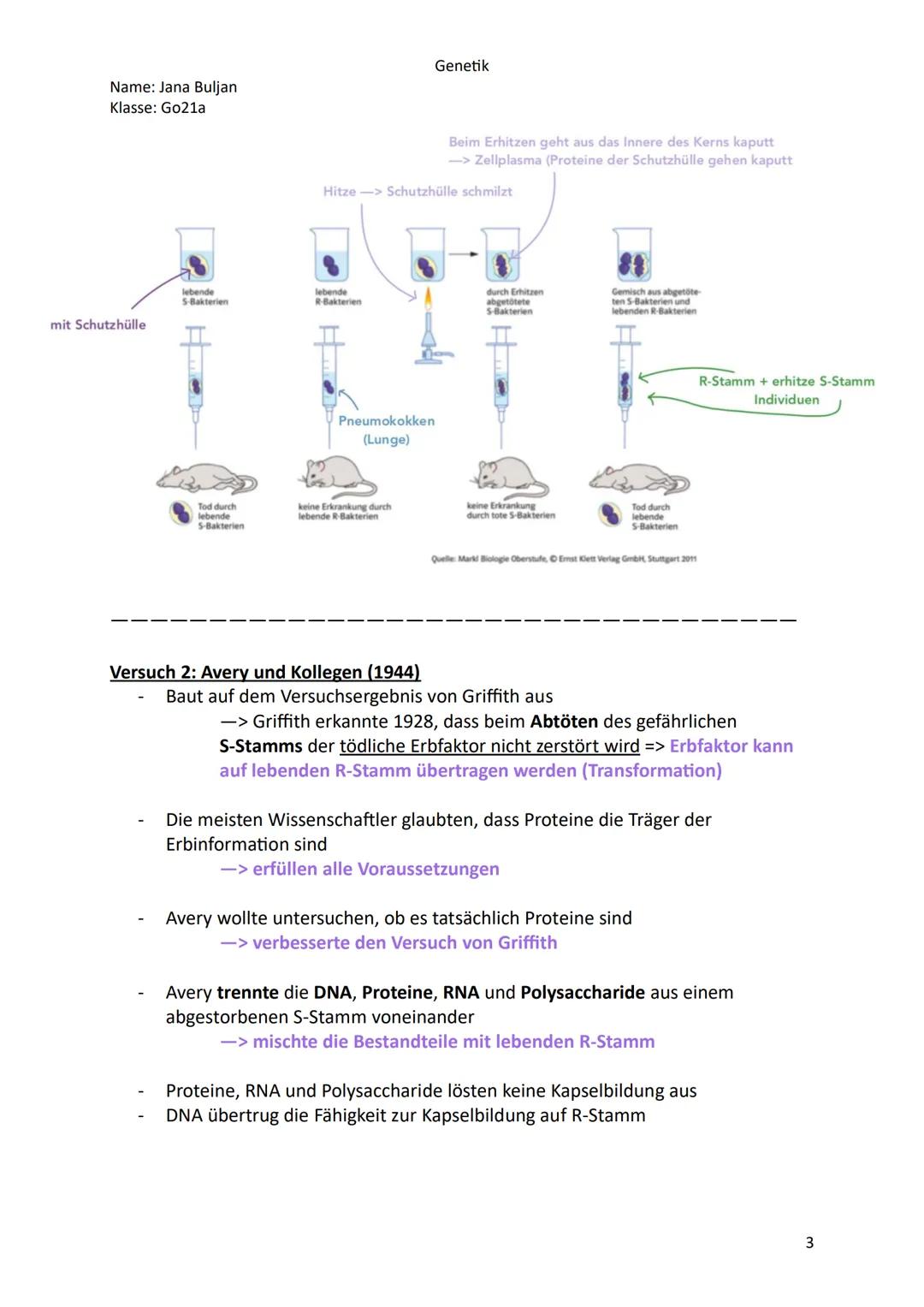 Name: Jana Buljan
Klasse: Go21a
Genetik
Inhalte/Themen für die mündliche Prüfung im Fach Biologie
Kurshalbiahr 12.1 Genetik
o Historische Ve
