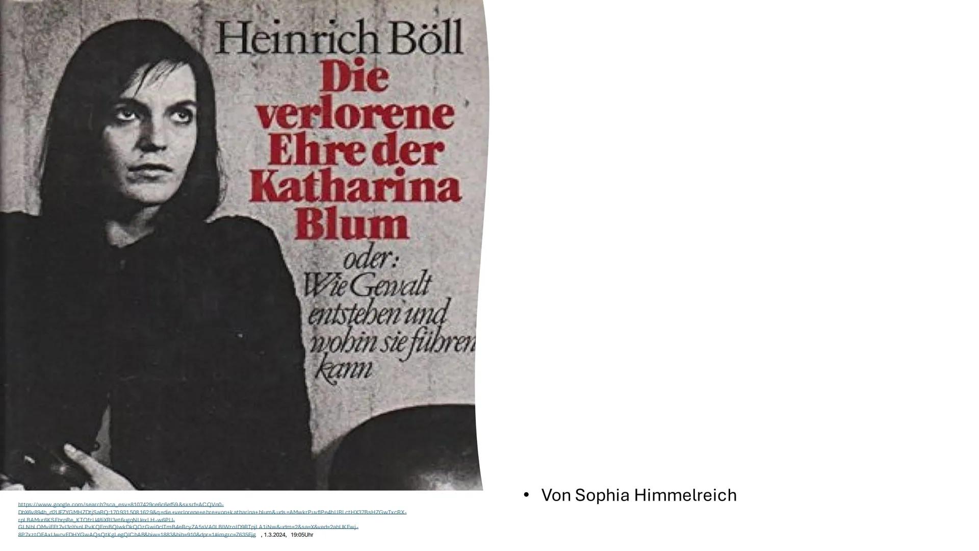 # Heinrich Böl
Die verlorene
Ehre der
Katharina Blum
Mit Materialien und einem
Nachwort des Autors
KiWi
Welcher Autor, könnte diese E