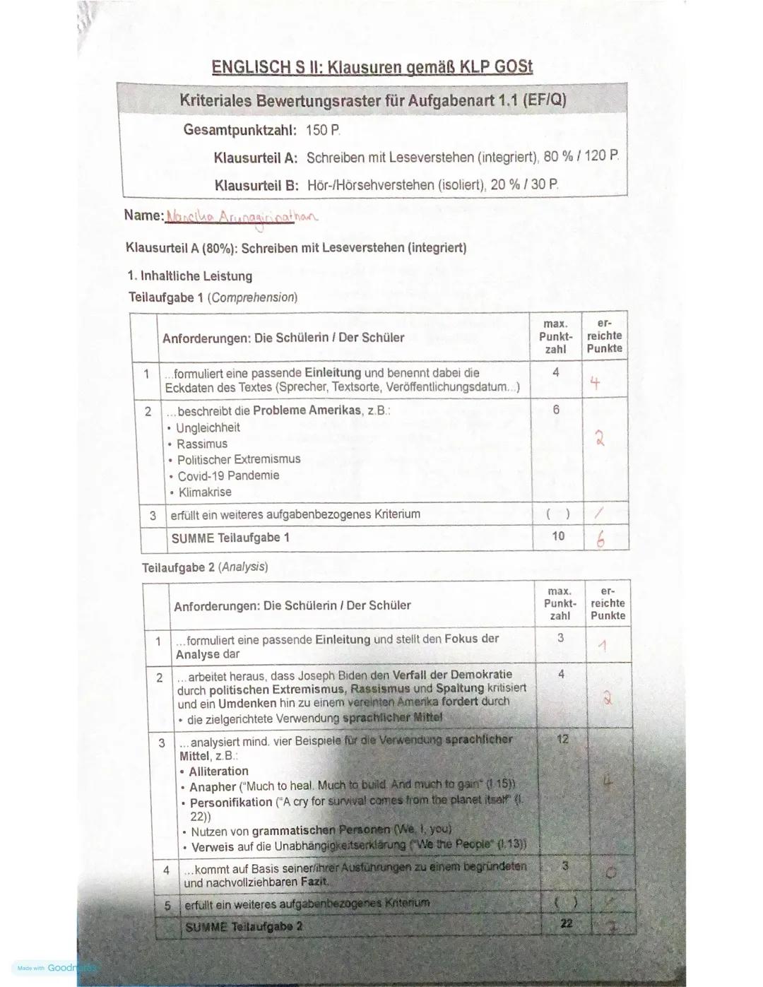 Politische Rede analyse