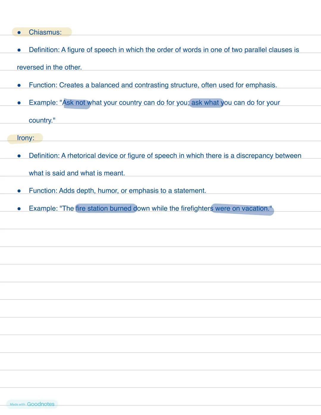 How to analyse a speech:
Introduction:
Who is the speech by? (Author)
Who is it addressing? (Listeners)
What is the function of the speech?