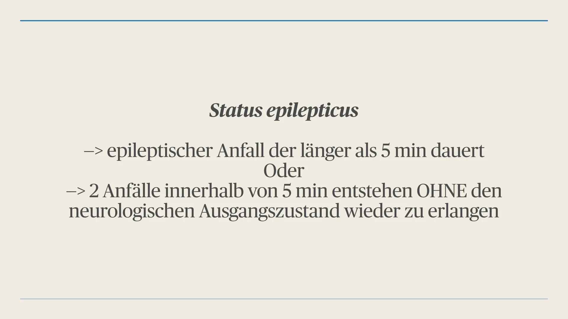 LILLI, 12BI02
Epilepsie Gliederung
1. Was ist Epilepsie?
2. Abgrenzung Epilepsie und epileptischer Anfall
3. Auslöser der Epilepsie
4. Ursac