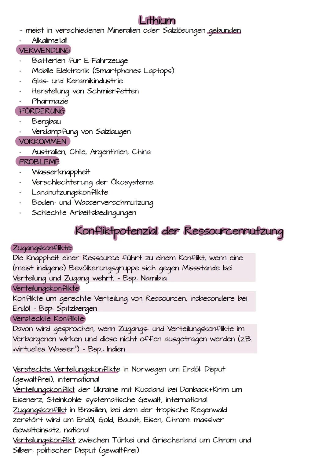 Einteilung
•
•
•
Primärrohstoffe: unbearbeitet
Rohstoffe
Sekundärrohstoffe Stoffe, die aus Recycling gewonnen werden
Nicht regenerierbare Ro