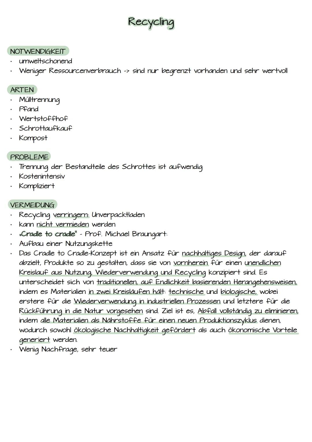 Einteilung
•
•
•
Primärrohstoffe: unbearbeitet
Rohstoffe
Sekundärrohstoffe Stoffe, die aus Recycling gewonnen werden
Nicht regenerierbare Ro