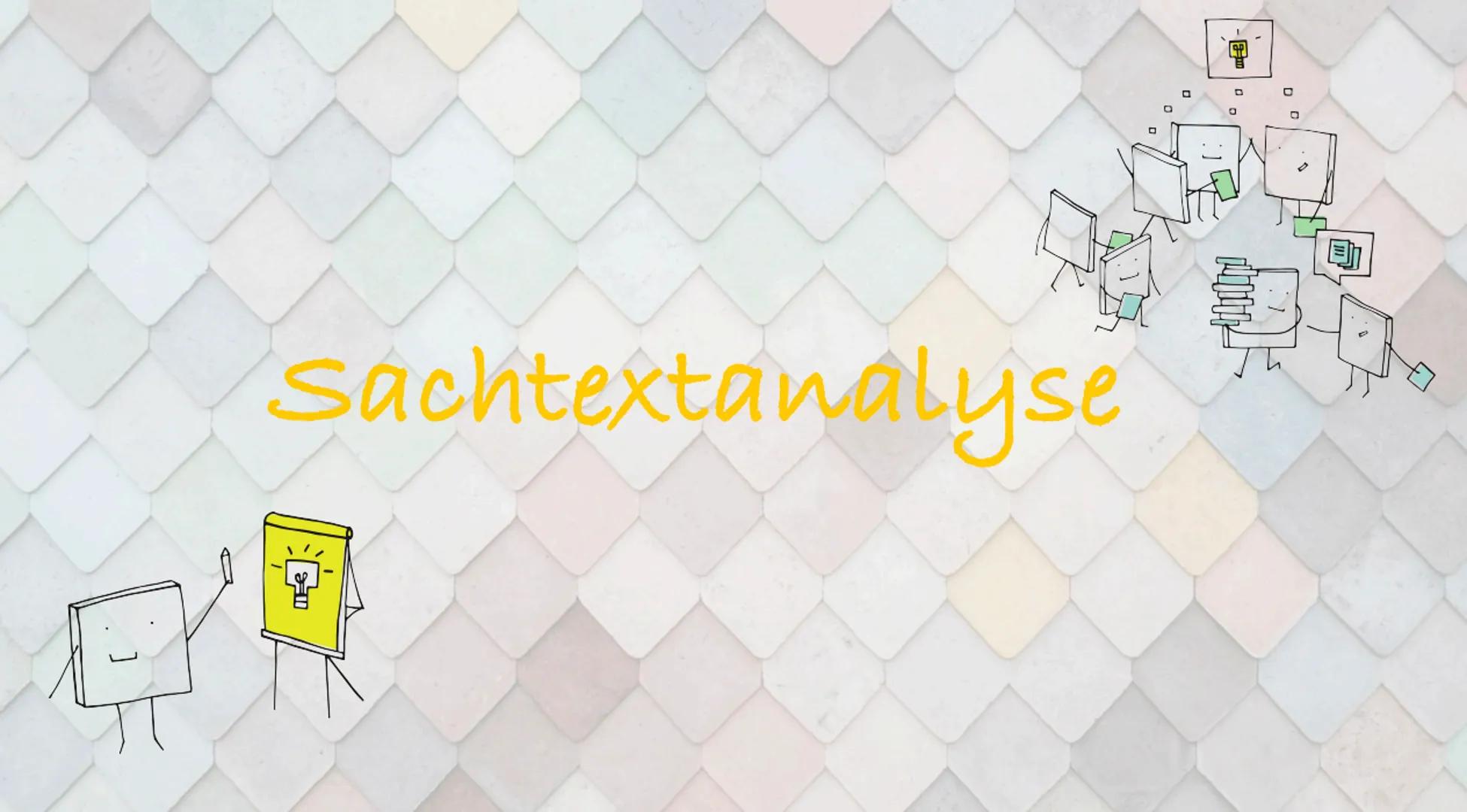# sachtextanalyse # Sachtextanalyse.
Einleitung:
- Einleitungssatz (Verfasser, Erscheinungsjahr, Thema, ...).
- Adressat (z.B. Bürgerinnen,