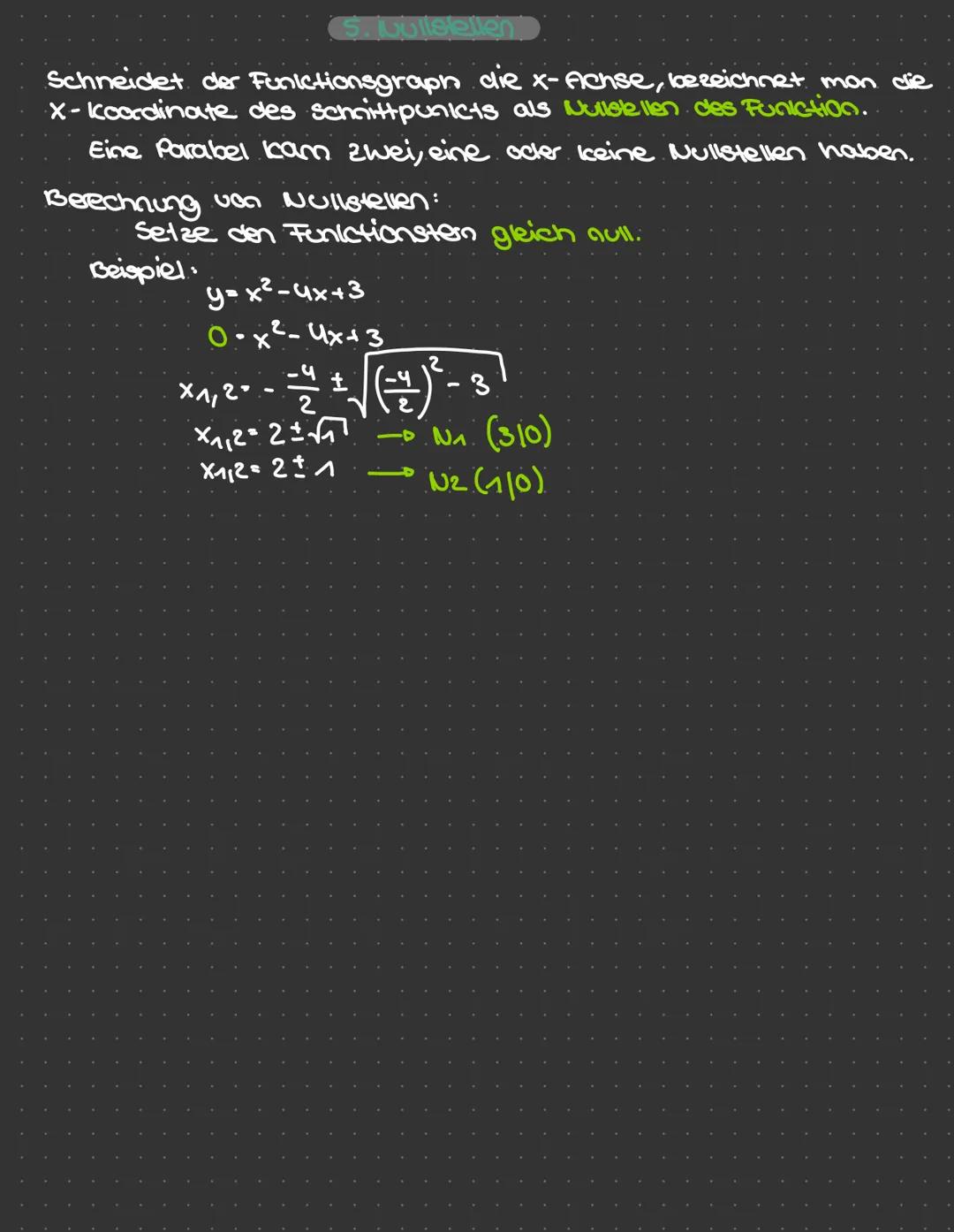 # 8 Quadratische Funktionen
8.1 Die quadratische Funktion y=x²+C
Die Normalporaber y=x²
wertetabelle:
| x | -3 | -2 | -1 | 0 | 1 | 2 | 3