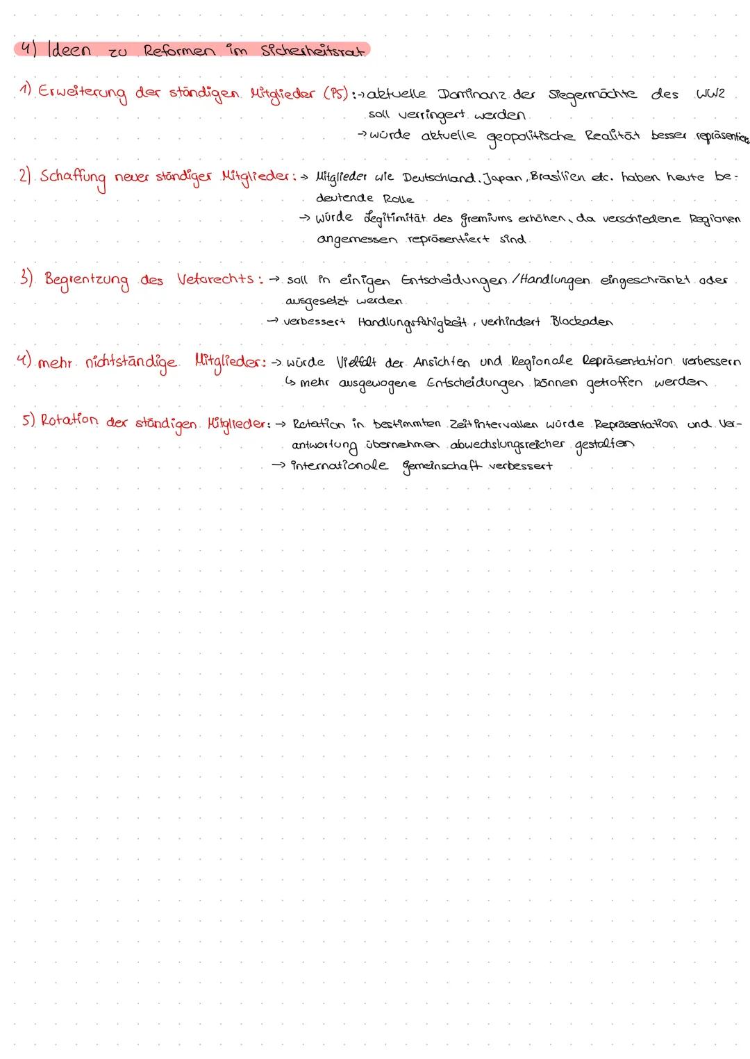 Wipo Klausur
1) Was ist die „UNO" ?
→ U.N.O. ist die Abkürzung für die Vereinten Nationen (united Nations)
- internationale Organisition sei
