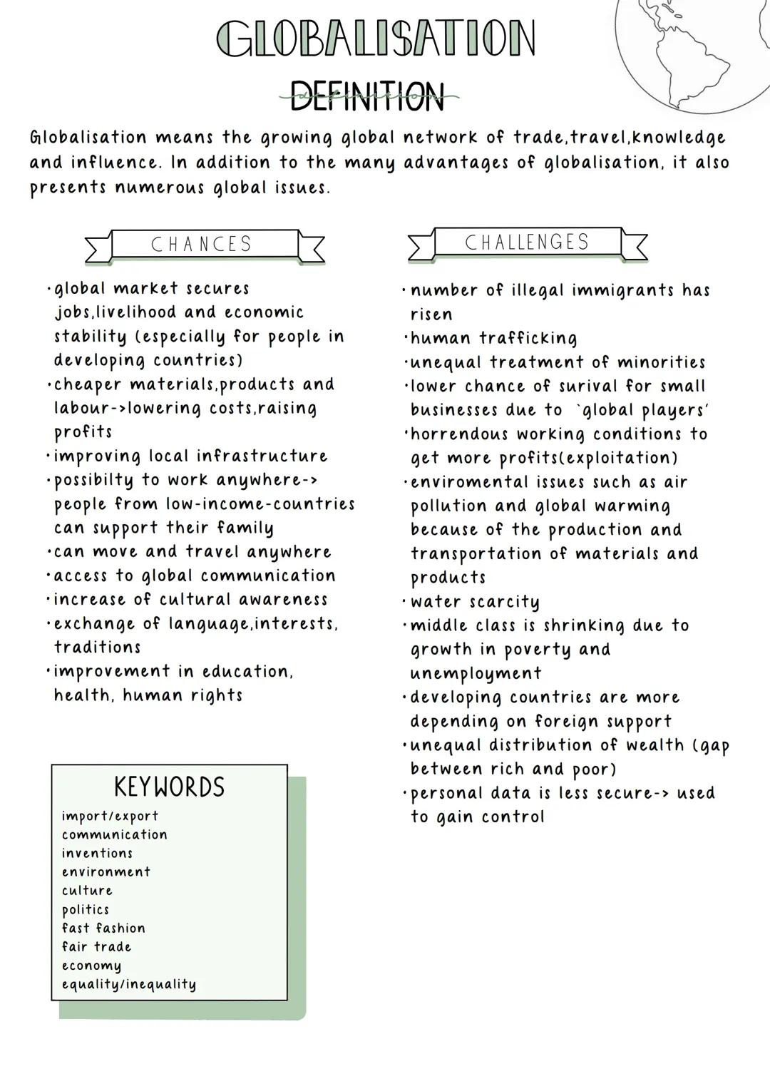 Globalization-Abitur LK