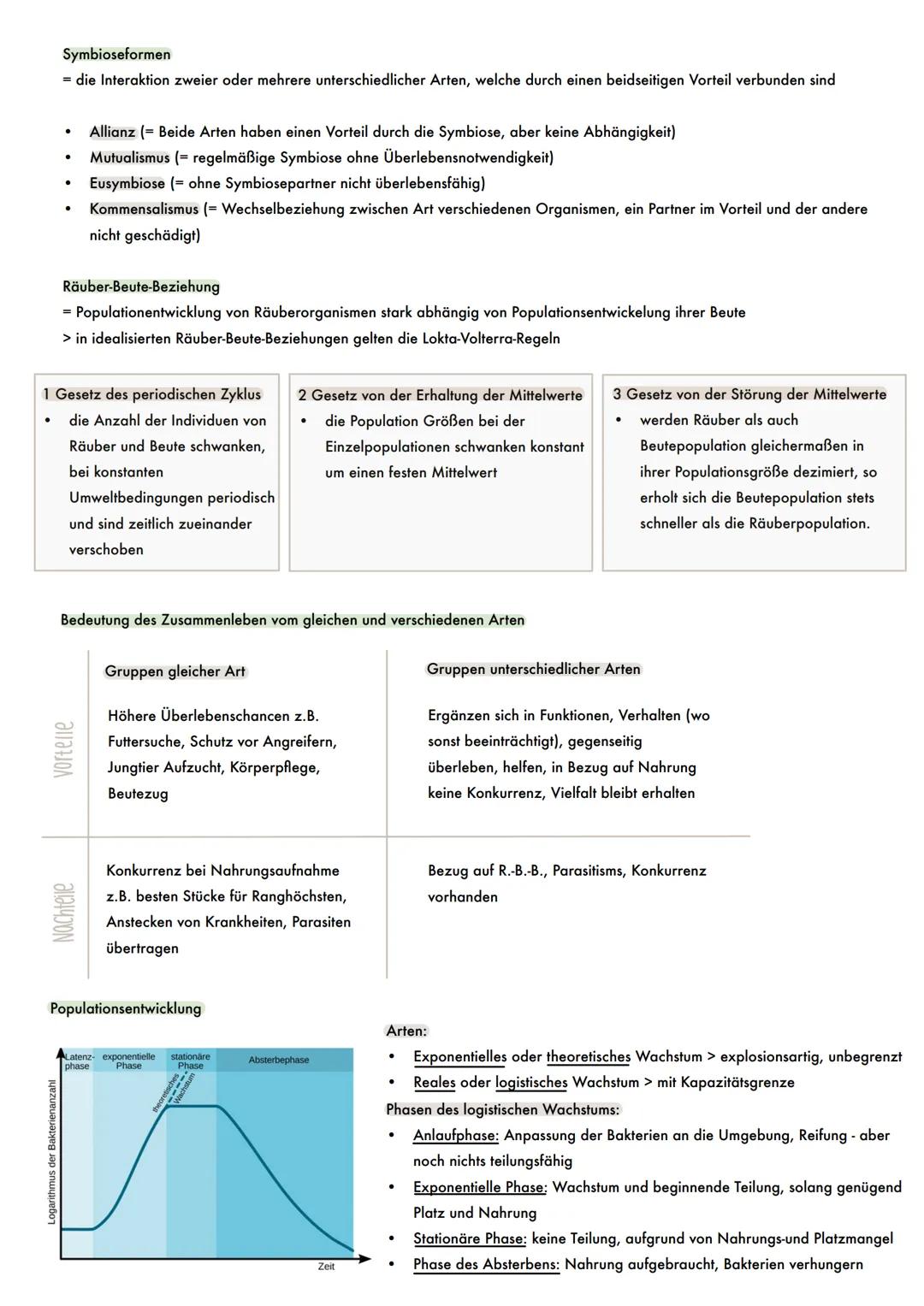 Ökologie
Biosphäre = Gesamtheit aller von Natur angebotenen Lebensbereichen → können von Organismen besiedelt werden
-Atmosphäre, Lithosphär