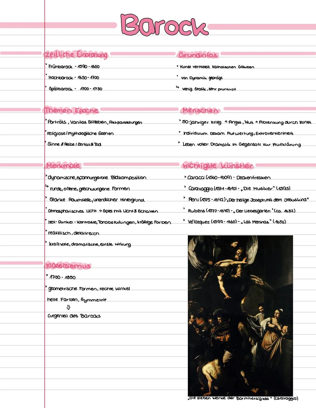 zeitliche Einordnung
Frühbarock-1590-1650
Hochbarock-1650-1700
Spätbarock 1700-1730
Barock
'
ما
Gruodinfos
Kunst vermittelt katholischen Gla