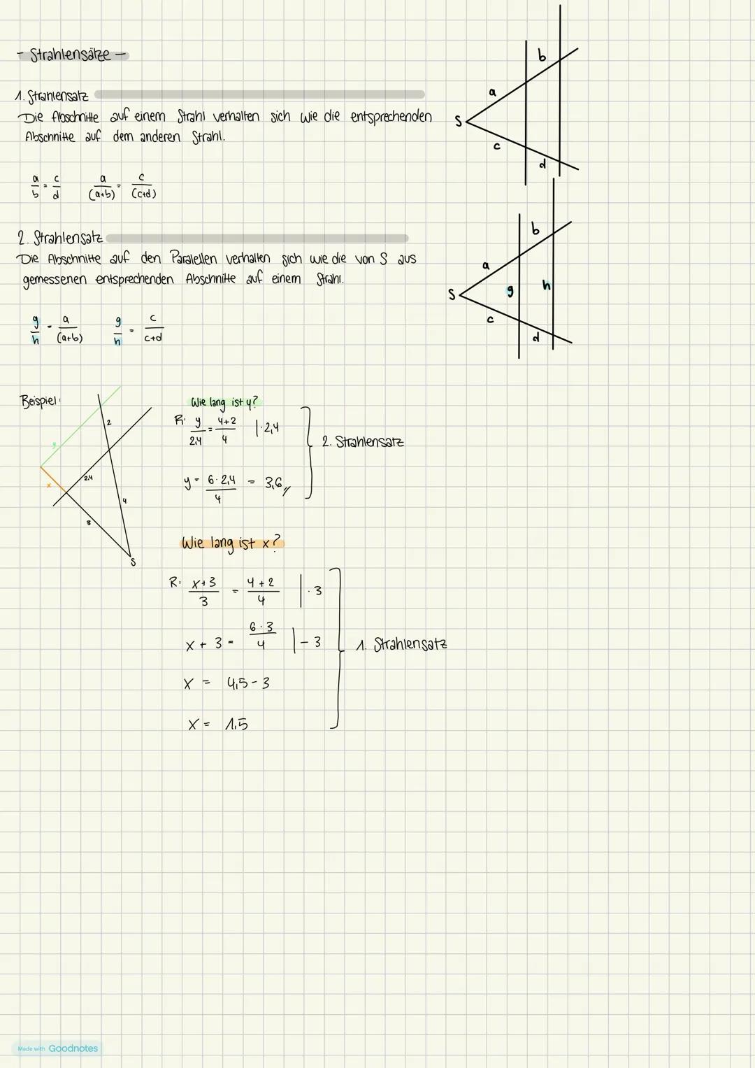 Übersicht - Mathematik LW 21+22
-Zentrische Streckung-
Definition. Eine zentrische Streckung ist in der Geometrie, wenn jeder Punkt einer Fi