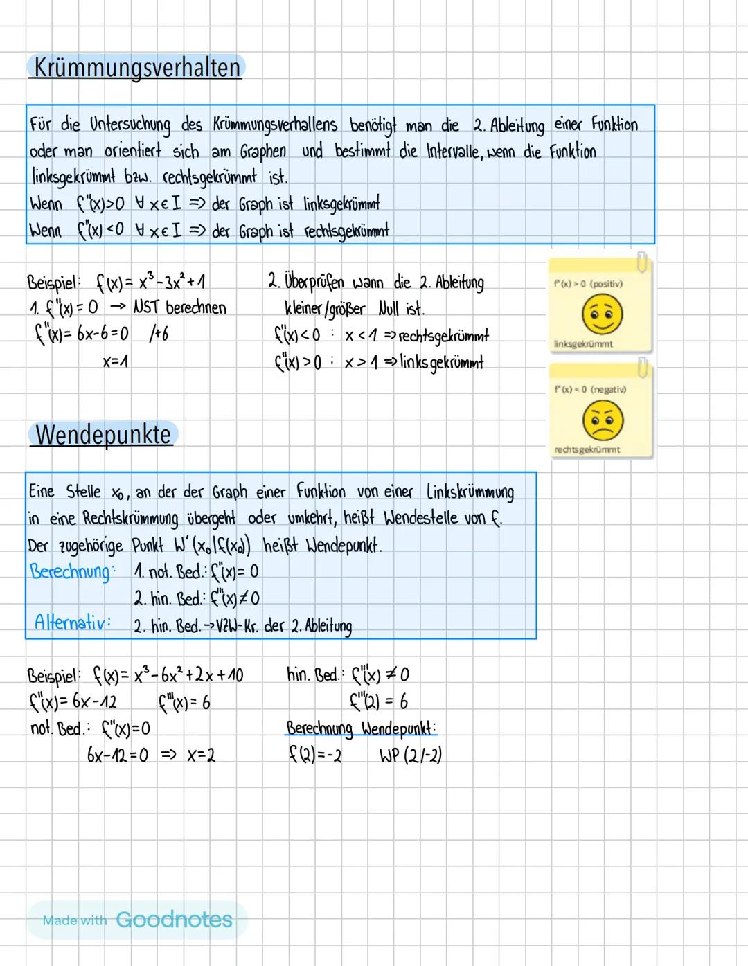 Lernzettel: Mathe Klausur 12.03
Themen:
• mittlere und momentane Änderungsrate
•
Tangenten und Normalen
• Ableitung der Sinus- und Kosinusfu