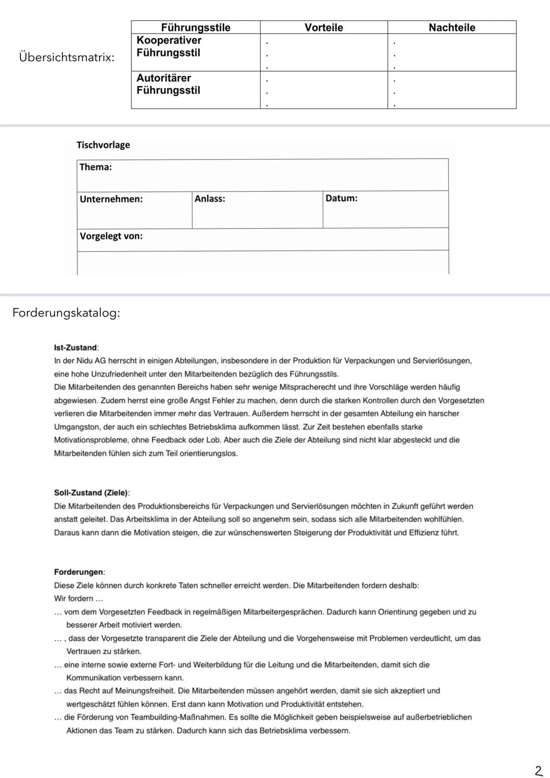 Schwerpunktübergreifend
Handlungsergebnisse:
•
Übersichtsmatrix
BRC ABITUR
-ÜM stellt umfangsreiche Sachverhalte/ Inhalte als Hilfsmittel zu