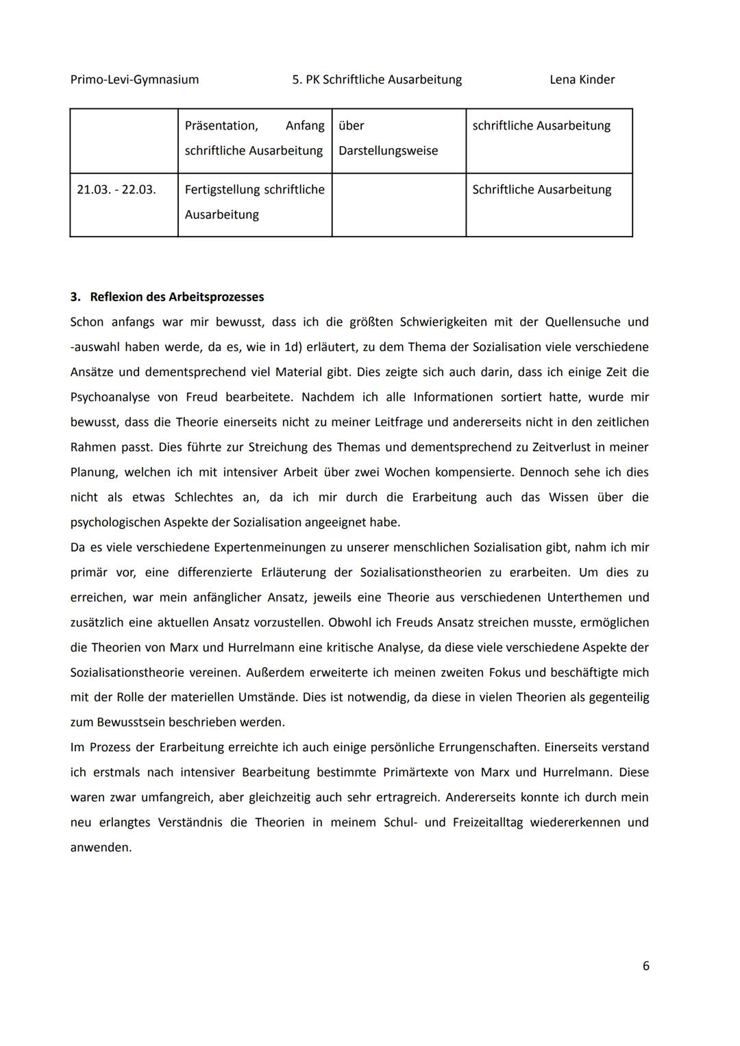 Thema: Sozialisationstheorien von Marx und Hurrelmann
Leitfrage: Wird die menschliche Sozialisation von unserem Bewusstsein bestimmt?
![M1