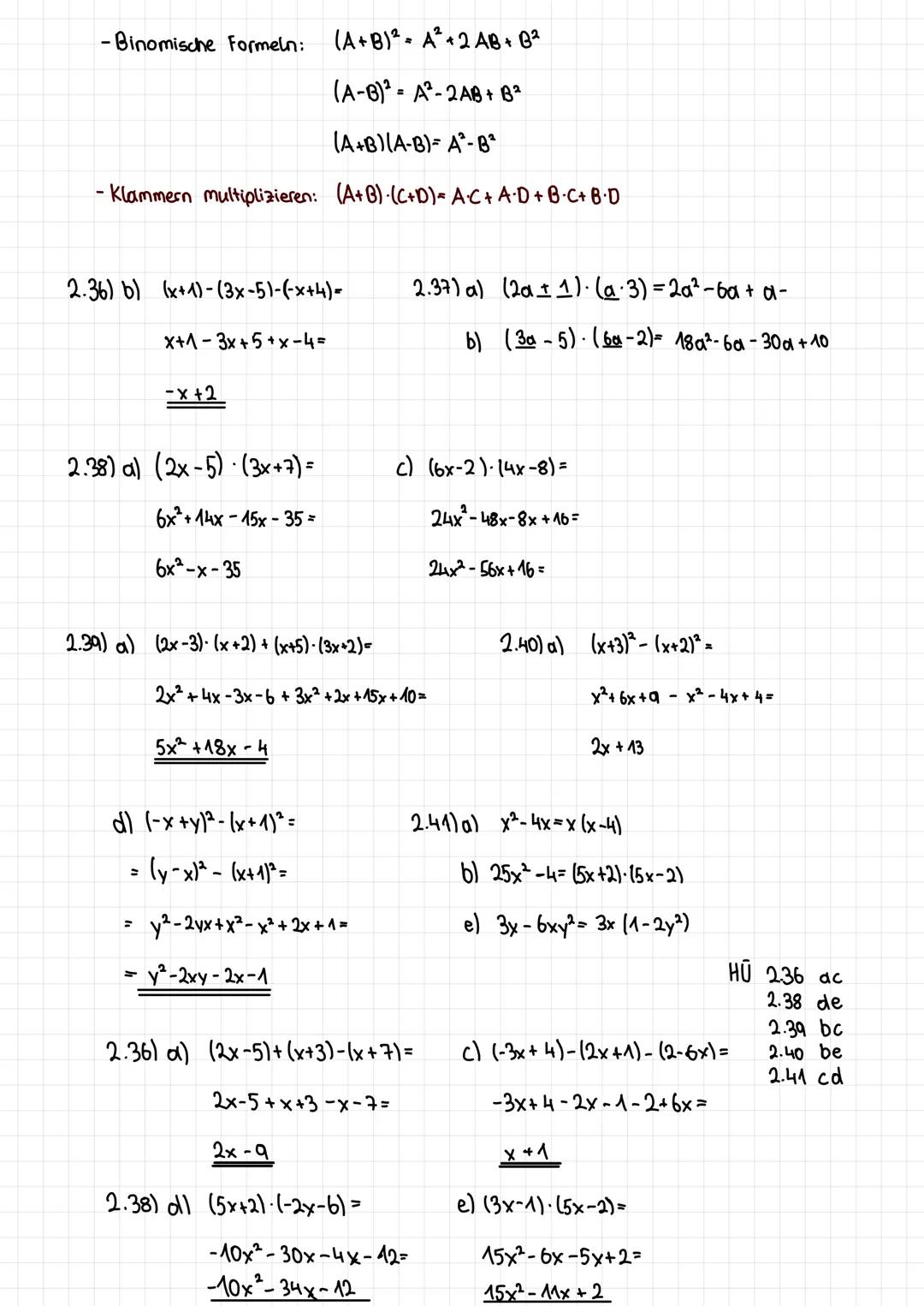 Rechnen mit Variablen und Termen
Variablen Platzhalter für Zahlen
Term: sinnvolle mathematische Kombination aus Zahlen, Variablen und Rechen