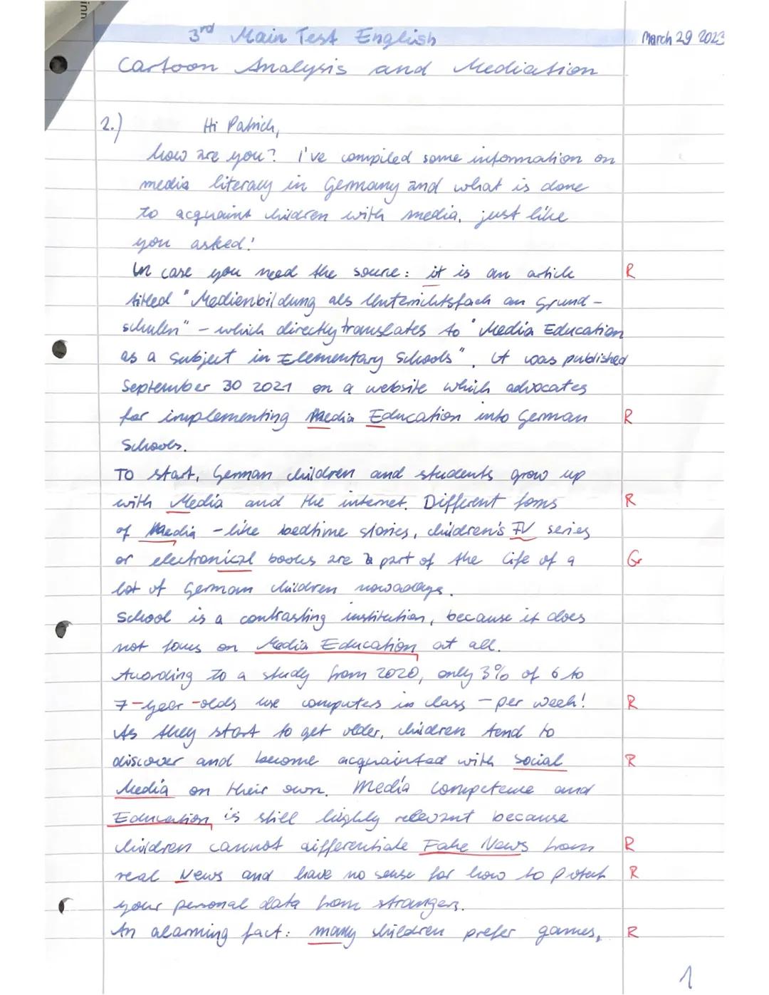 School Year
2022/2023
Advanced Course English
3rd Big Test: Cartoon Analysis and Mediation
Full Name
Tasks
1) Analyse one of the two cartoon