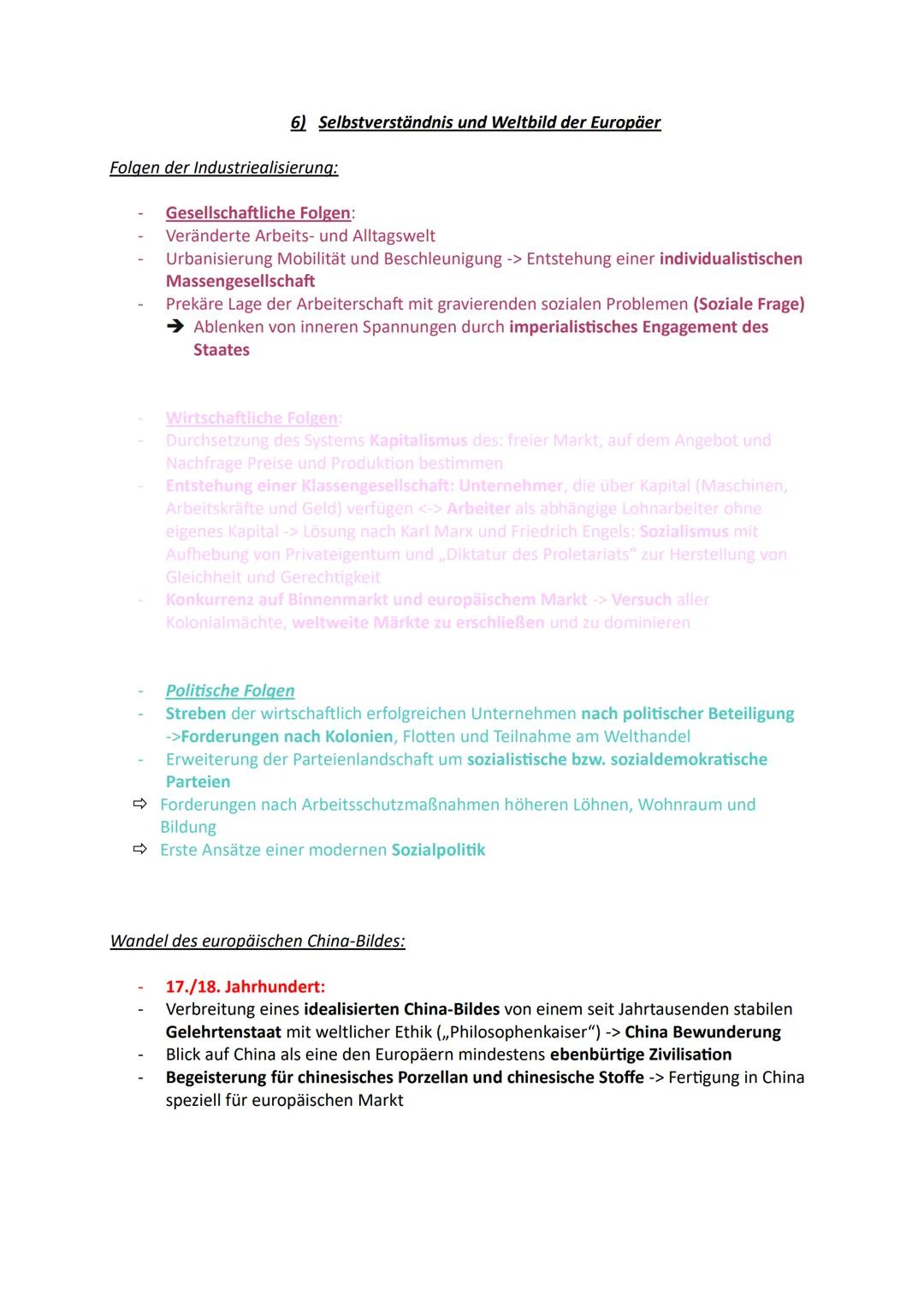 # China und die Imperialistischen Mächte
1) Zentrale Figuren der Qing-Dynastie vom 18. Bis zum 20. Jahrhundert:
1644 -> Herrschaftsbeginn