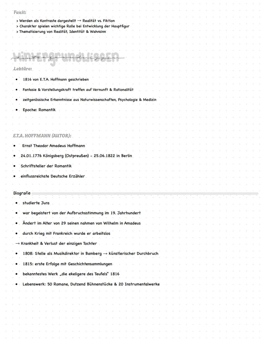 # EinFach
## Deutsch
Unterrichtsmodell
E. T. A. Hoffmann
# Der
# Sandmann
Schöningh ## Zusammenfassung
Die Hauptfigur der Erzählung ist d