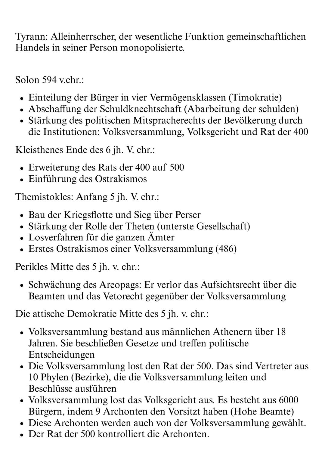 # Lernzettel Geschichte Abi
Semester 1. Schwerpunkt: Die Grundlegung der modernen Welt in
Antike und Mittelalter
• Sklaverei in Athen (600