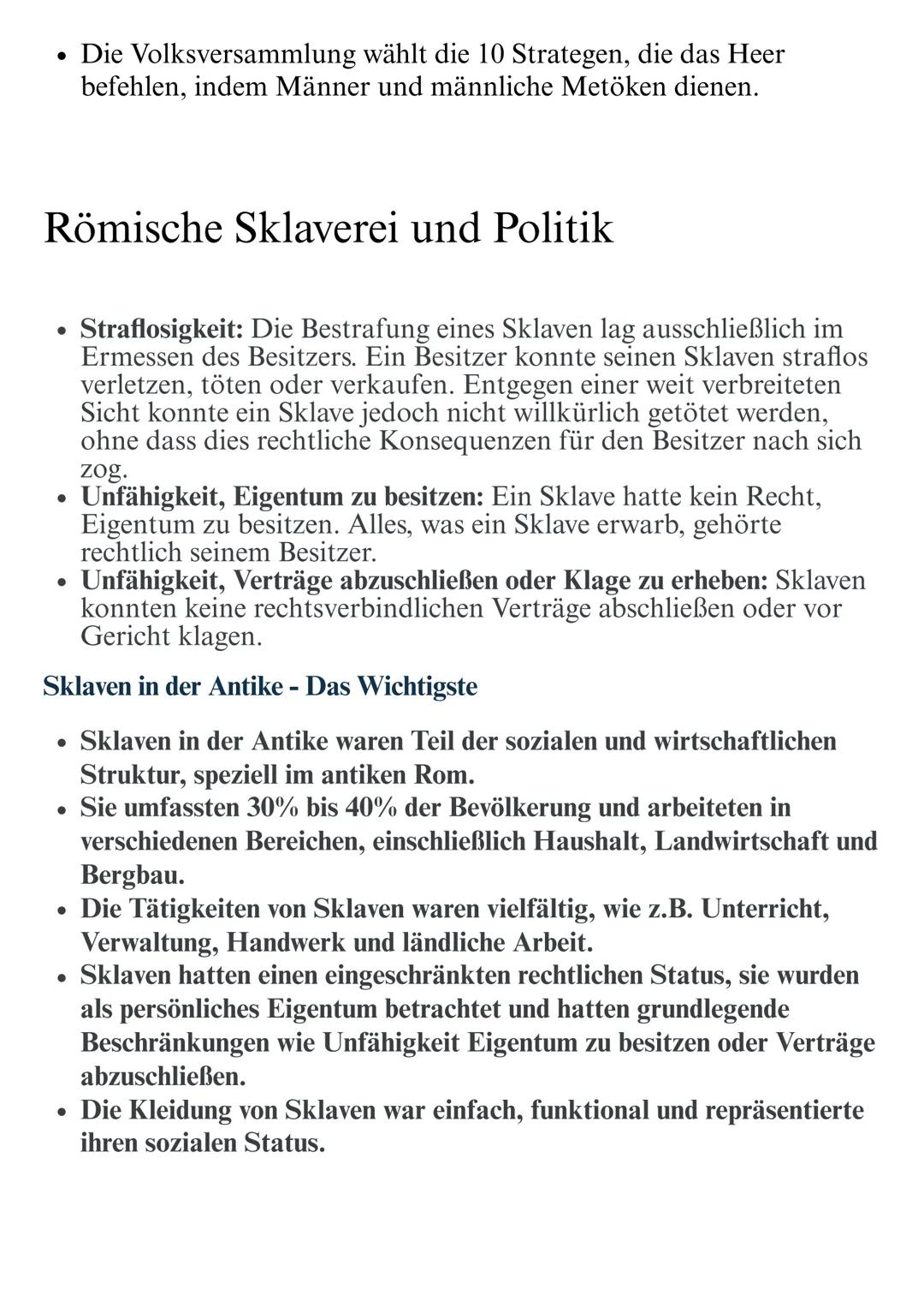# Lernzettel Geschichte Abi
Semester 1. Schwerpunkt: Die Grundlegung der modernen Welt in
Antike und Mittelalter
• Sklaverei in Athen (600