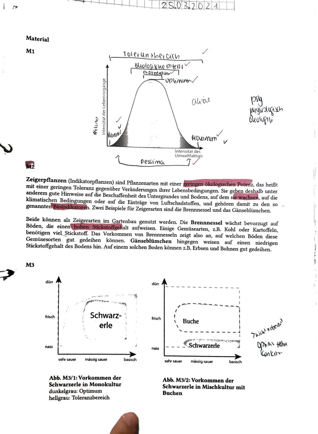Aufgabe 1: Du hast...
a)
das Diagramm zur Ökologischen Potenz mit den entsprechenden
Fachbegriffen korrekt beschriftet. (Je 1 P)
...
die Fac