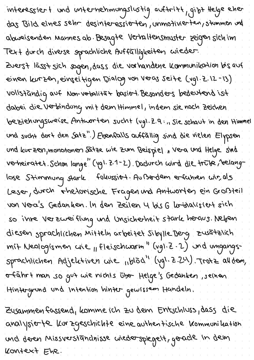 Deutsch, EF, WEB
Aufgaben:
Kommunikation
1. Analysiere die Kurzgeschichte indem du...
✓a. eine Einleitung (Einleitungssatz, Thema, Deutungsh