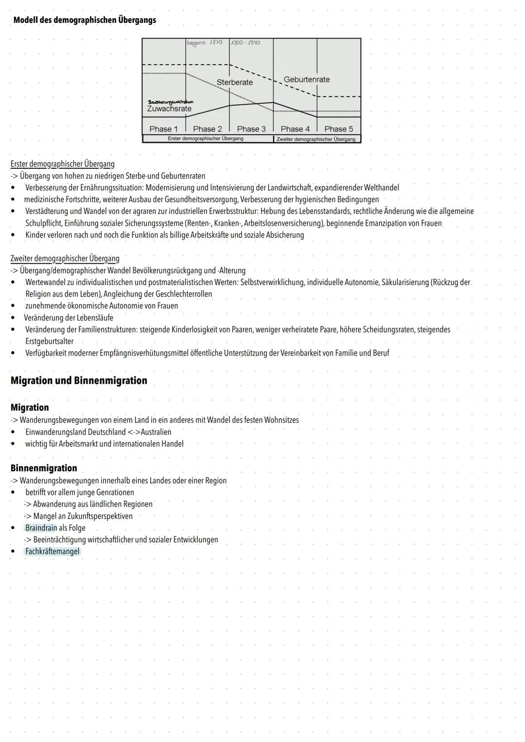 Bevölkerungsgeografie
Demographischer Wandel
Fachbegriffe
demografischer Wandel: Veränderung der Alterstruktur einer Gesellschaft, die von G