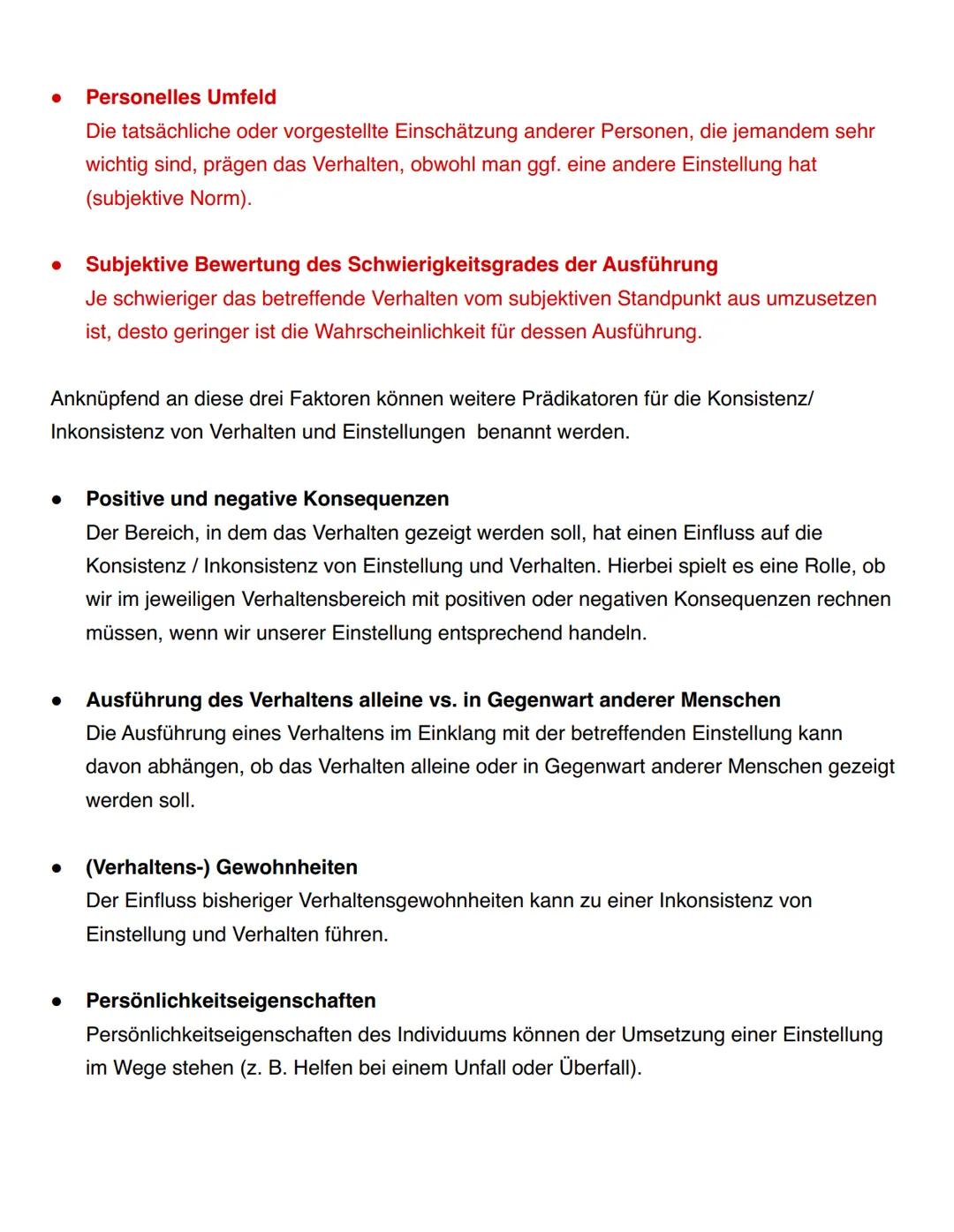 BPE 12.1 Die Schülerinnen und Schüler stellen die Merkmale von Einstellungen dar
und erläutern die Wechselwirkung von Einstellungskomponent