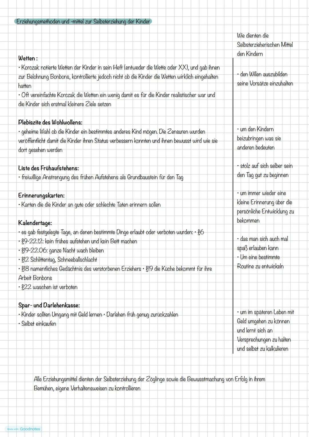 # Pädagogik LK-> Abitur 16.04.2024
# Pädagogische Theorien
Thema I. Korczak: Ansatz als reformpädagogische Erziehungsidee
Thema 2. Fend: F