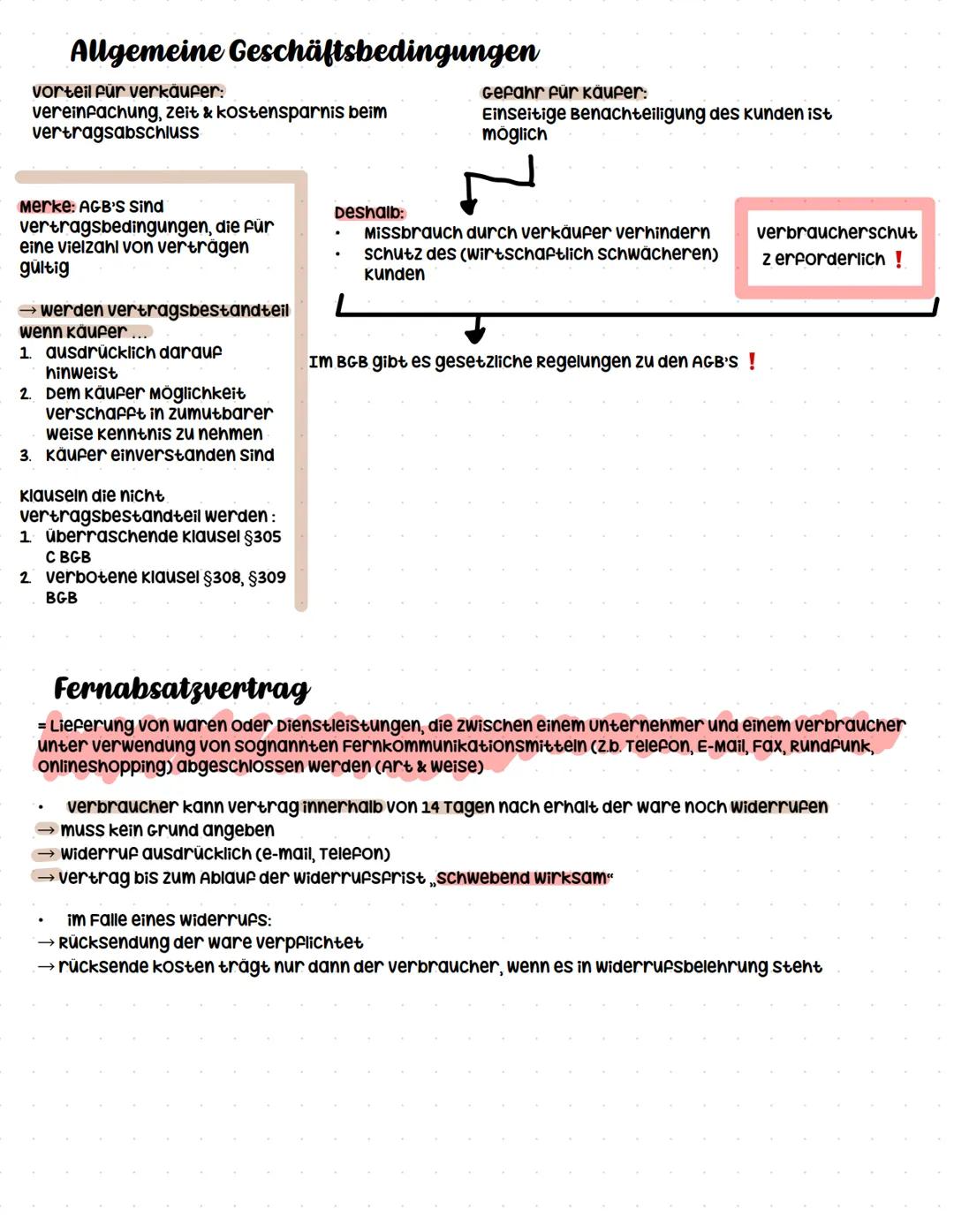 Zustandekommen des Kaufvertrags
Kaufvertrag
1. Willenserklärung:
Antrag
Inhaltlich übereinstimmende
2. Willenserklärung:
Willenserklärungen