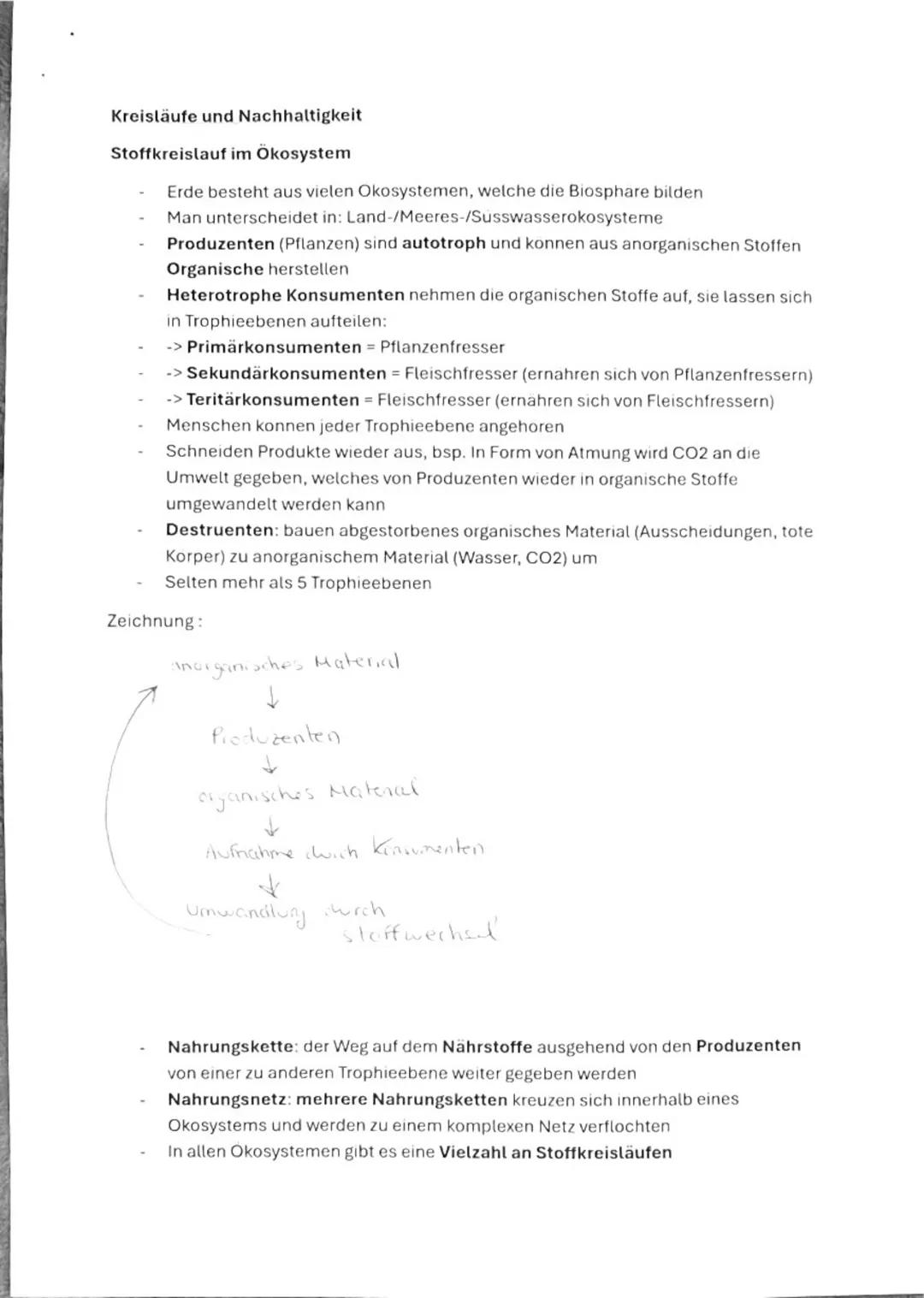 Ökologie
Überblick:
1. Wichtige Begriffe klären
- Okosysteme
- Biotop
- Biozonose
- Biotische und abiotische Faktoren
- Okologische Nische