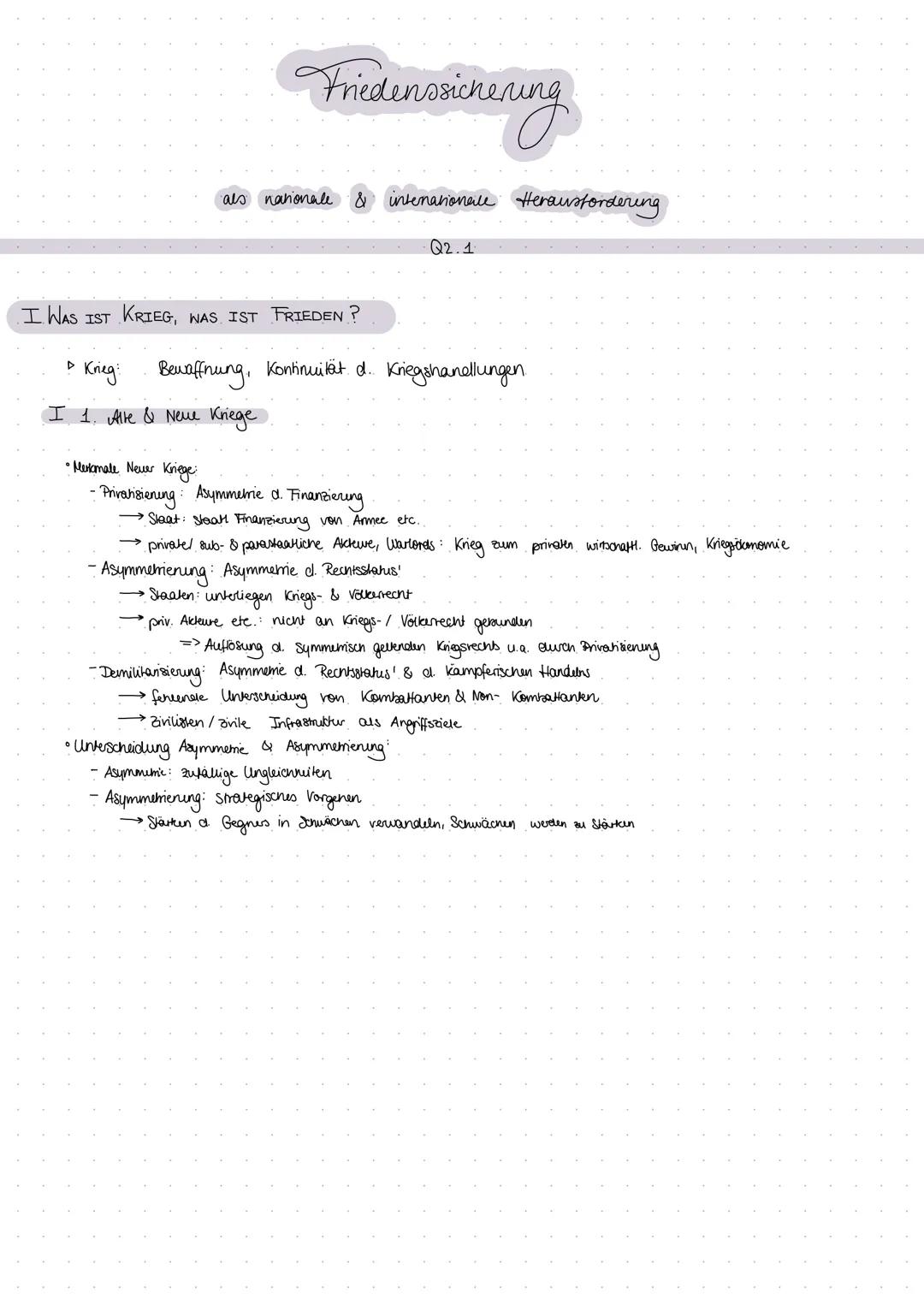 # Friedenssicherung ALS
NATIONALE & INTERNATIONALE
HERAUSFORDERUNG # 13.1 Friedenssicherung als nationale und internationale Herausforderu